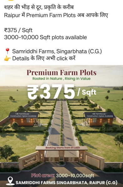  1122 Sq.ft. Residential Plot for Sale in Shankar Nagar, Raipur