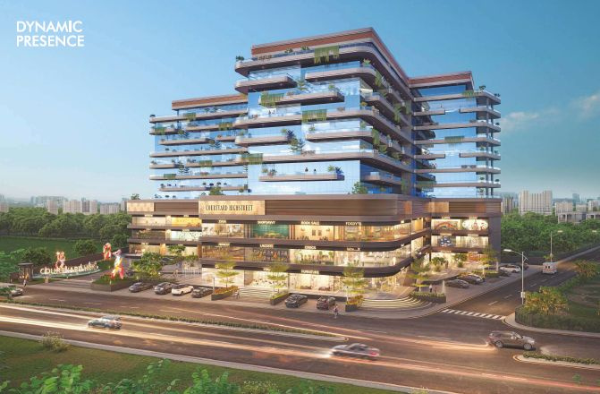  1213 Sq.ft. Office Space for Sale in Vasna Bhayli Road, Vadodara