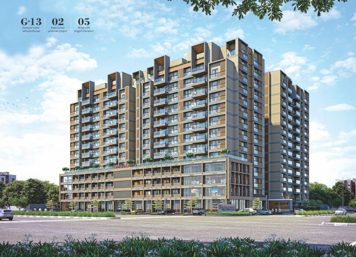 3 BHK Apartment 286 Sq. Yards for Sale in Koba, Gandhinagar