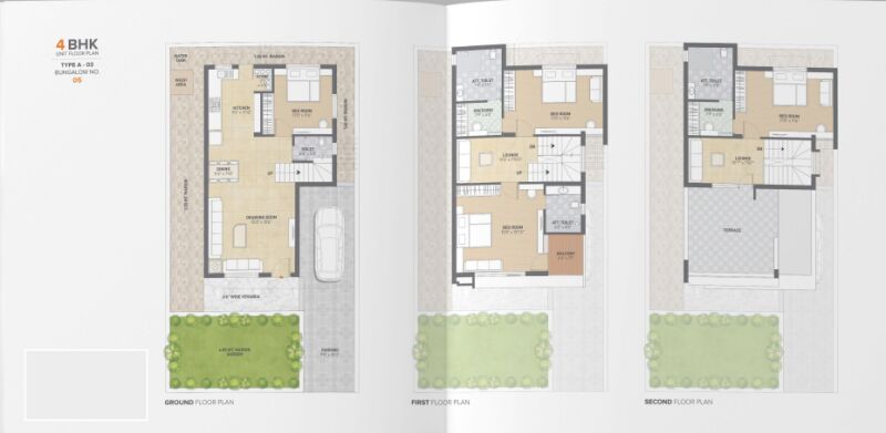 4 BHK House 200 Sq. Yards for Sale in Sargaasan, Gandhinagar