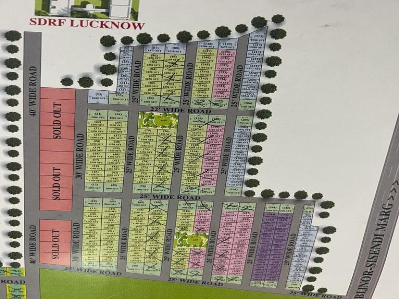 Commercial Land 1200 Sq.ft. for Sale in Kanpur Road, Lucknow