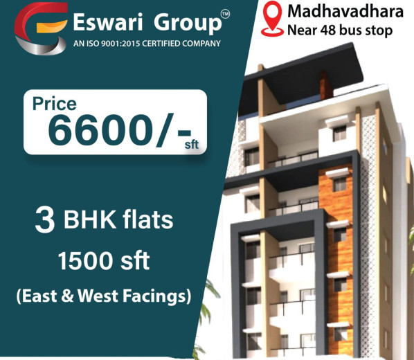 3 BHK Apartment 15000 Sq.ft. for Sale in Murali Nagar, Visakhapatnam