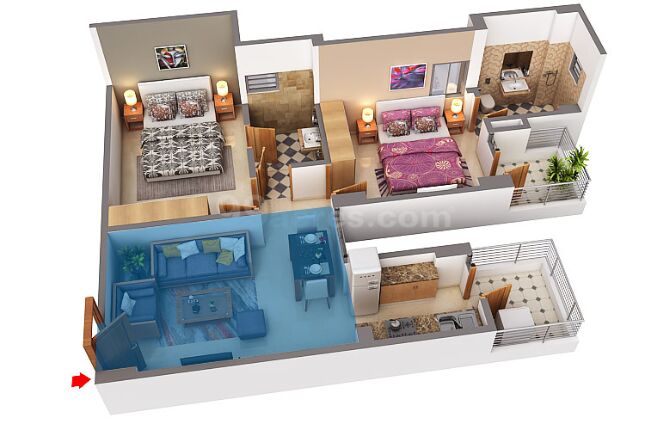 2 BHK Apartment 1000 Sq.ft. for Sale in Sector 84 Gurgaon