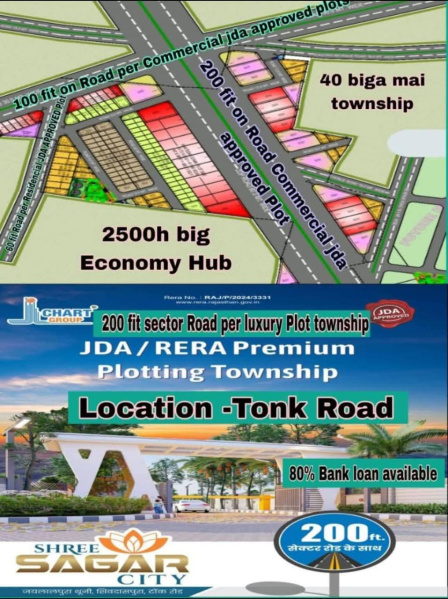  Commercial Land 111 Sq. Yards for Sale in Tonk Road, Tonk Road, Jaipur