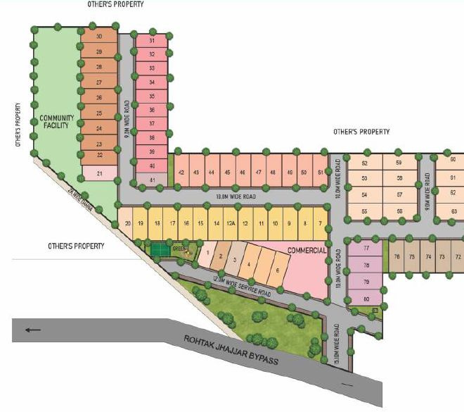  158 Sq. Yards Residential Plot for Sale in Sector 29, Jhajjar