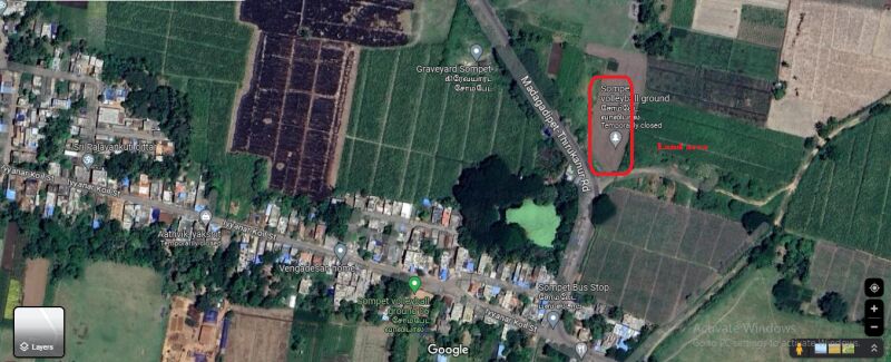  Agricultural Land 28500 Sq.ft. for Sale in Sompeta, Srikakulam