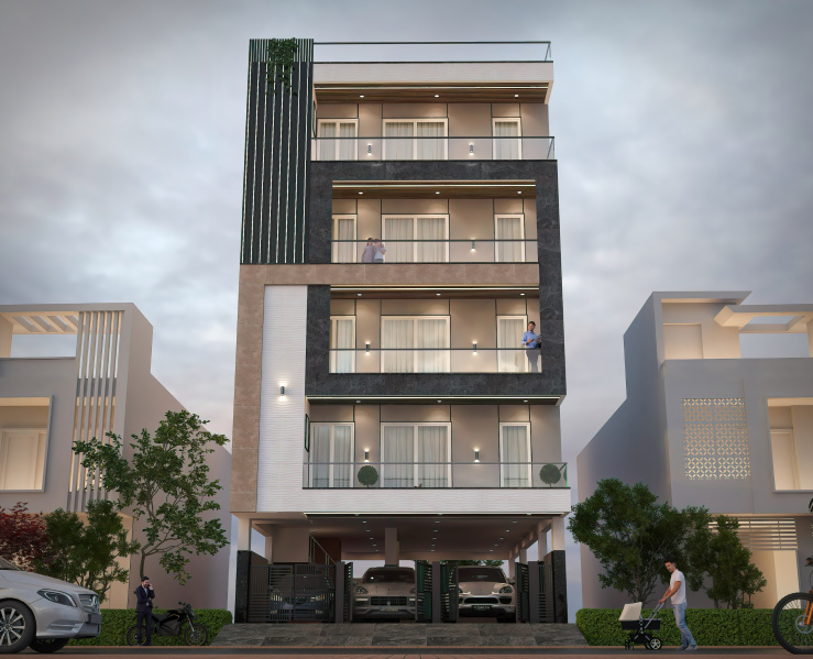 4 BHK 1800 Sq.ft. Apartment for Sale in Kidwai Nagar, Kanpur
