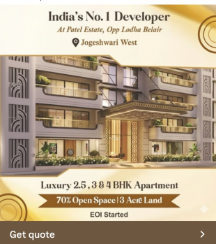 3 BHK Flat for Sale in Jogeshwari West, Mumbai