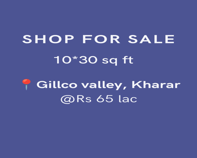  300 Sq.ft. Commercial Shop for Sale in Kharar, Mohali