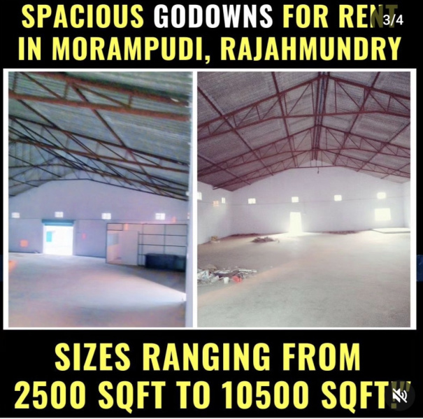  Warehouse 3200 Sq.ft. for Rent in Aditya Nagar, Rajahmundry