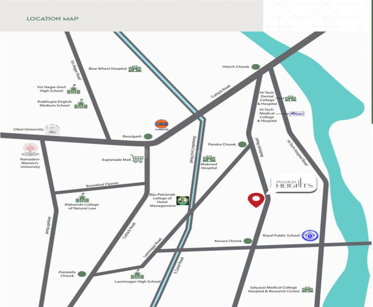 3 BHK 1710 Sq.ft. Apartment for Sale in Kesora, Bhubaneswar