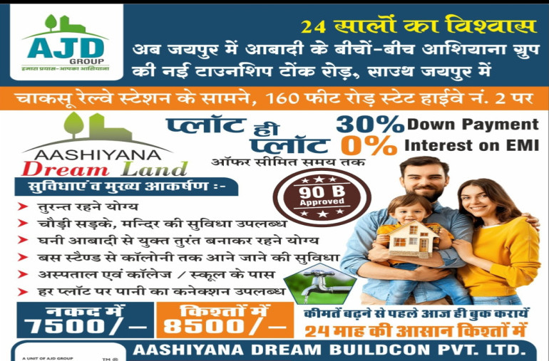  450 Sq.ft. Residential Plot for Sale in Chaksu, Jaipur
