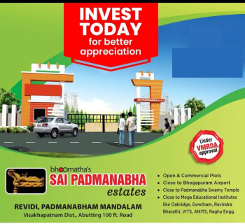  Residential Plot for Sale in Tagarapuvalasa, Visakhapatnam