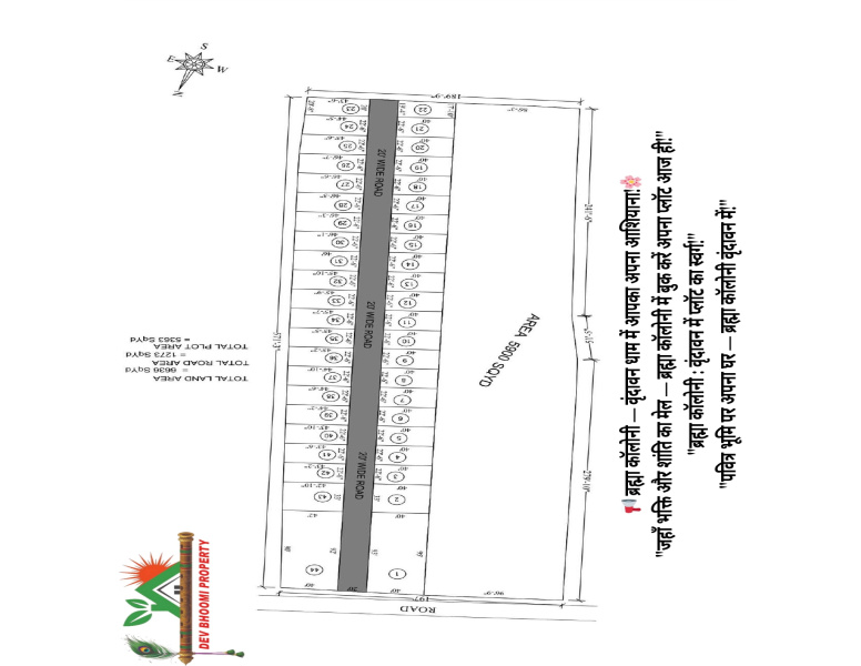  Residential Plot 900 Sq.ft. for Sale in Chaumuhan, Mathura