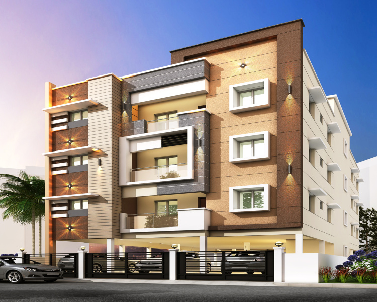 3 BHK Apartment 900 Sq.ft. for Sale in Eswaran Nagar,