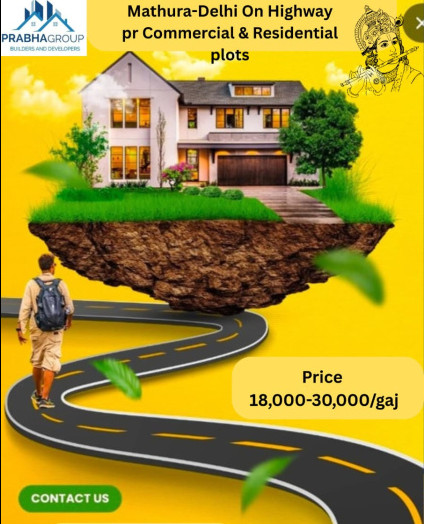  Commercial Land 111 Sq. Yards for Sale in Chhata, Mathura