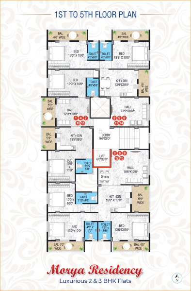2 BHK Apartment 1100 Sq.ft. for Sale in Indira Nagar, Nashik