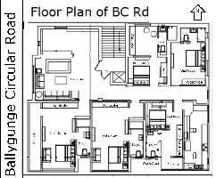 5 BHK Flat for Sale in Ballygunge Circular Road, Kolkata