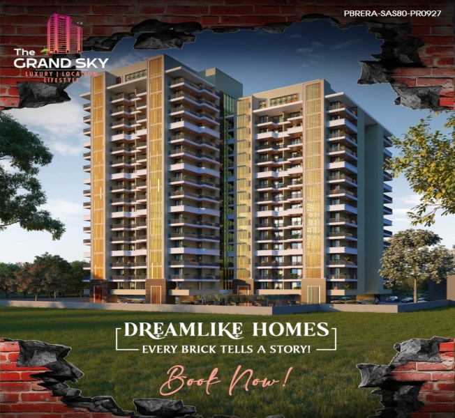 3 BHK Apartment 1800 Sq.ft. for Sale in Kharar Kurali Road, Mohali