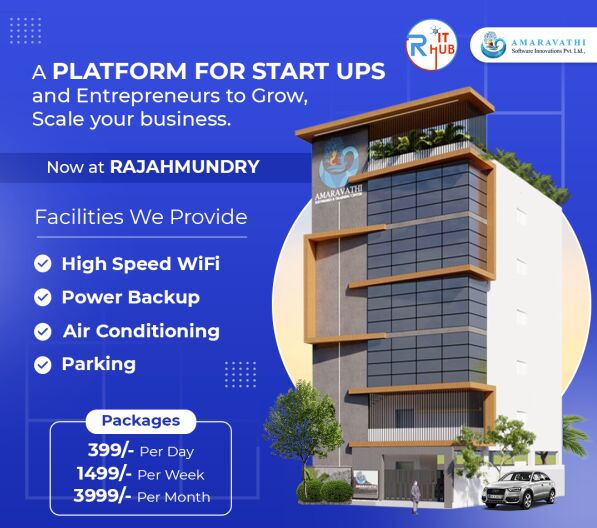  Office Space 3000 Sq.ft. for Rent in Morampudi, Rajahmundry
