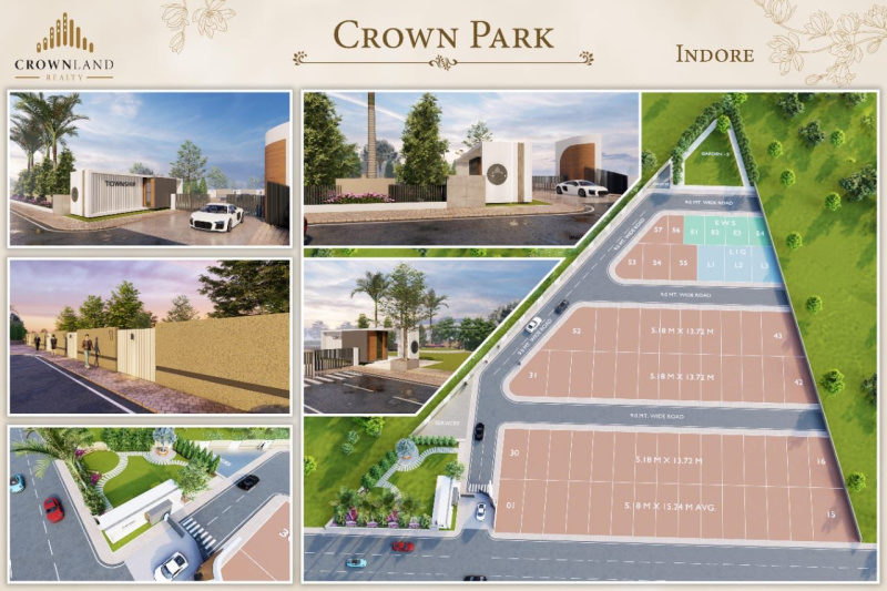  Residential Plot 1000 Sq.ft. for Sale in Rau Pithampur Road, Indore