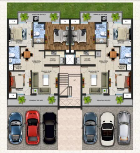 2 BHK Apartment 1150 Sq.ft. for Sale in Modipuram, Meerut