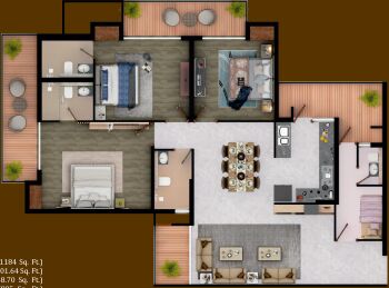 3 BHK Flat for Sale in Sector 11 Pratap Vihar, Ghaziabad