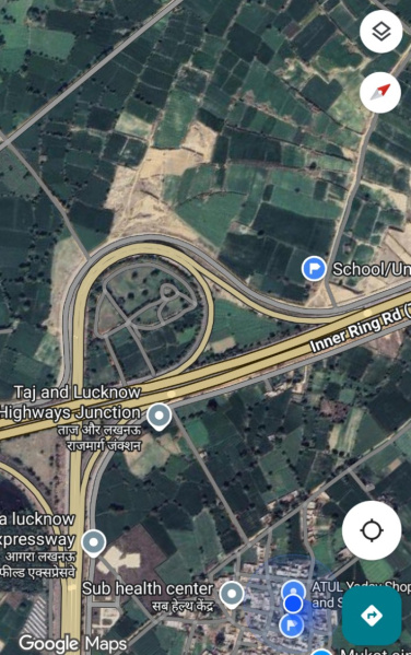  Residential Plot 20 Bigha for Sale in Fatehabad Road, Agra