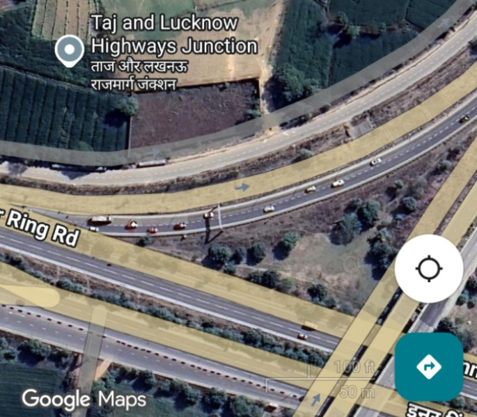  Commercial Land 1152 Sq. Meter for Sale in Fatehabad Road, Agra