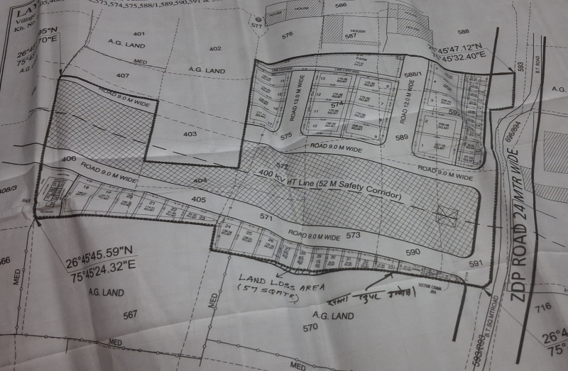  175 Sq. Yards Residential Plot for Sale in Diggi Road, Jaipur