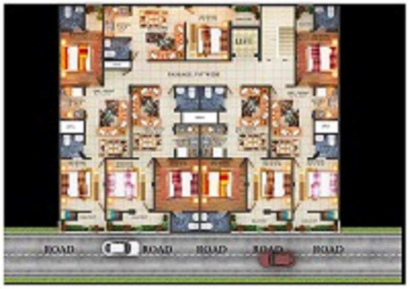 1 BHK 500 Sq.ft. Apartment for Sale in Sector 4 Greater Noida West