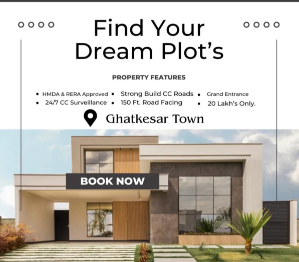  150 Sq. Yards Residential Plot for Sale in Ghatkesar, Hyderabad