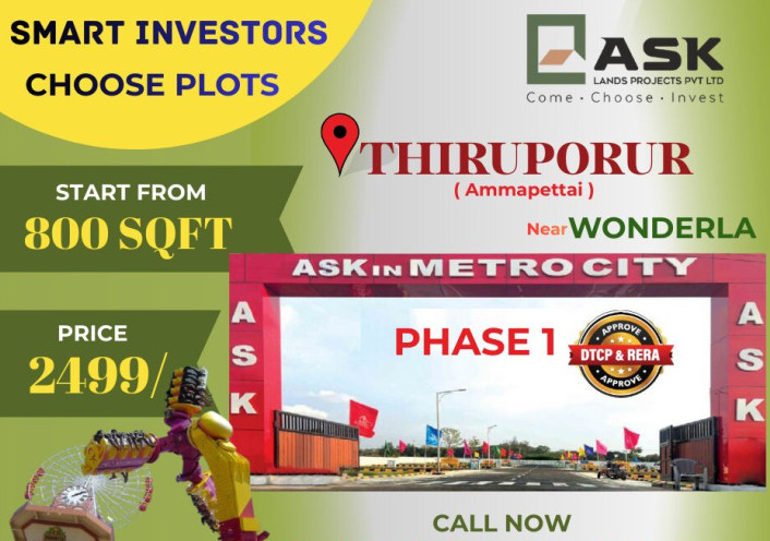  1040 Sq.ft. Residential Plot for Sale in Thiruporur, Chennai