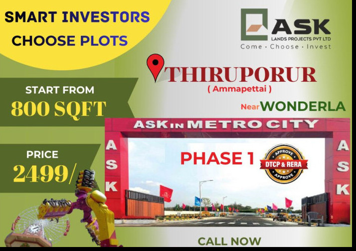  955 Sq.ft. Residential Plot for Sale in Thiruporur, Chennai
