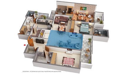 3 BHK Apartment 2081 Sq.ft. for Sale in Sector 66 Mohali