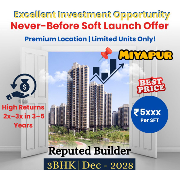 3 BHK Apartment 1800 Sq.ft. for Sale in Miyapur, Hyderabad