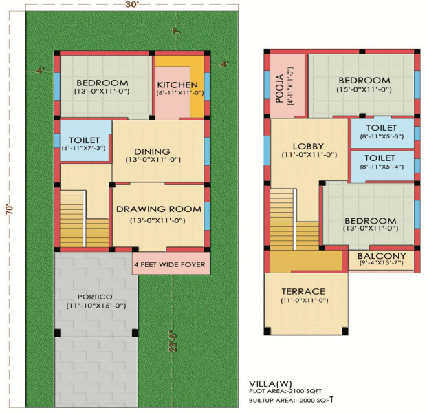 3 BHK 2000 Sq.ft. Villa for Sale in Andal, Durgapur
