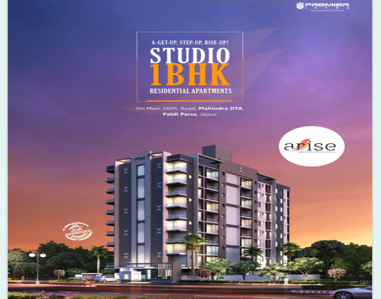  Studio Apartment 467 Sq.ft. for Sale in Mahindra SEZ, Jaipur