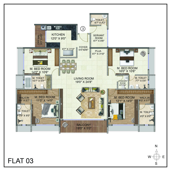 4 BHK Builder Floor 3413 Sq.ft. for Sale in Kharghar, Navi Mumbai