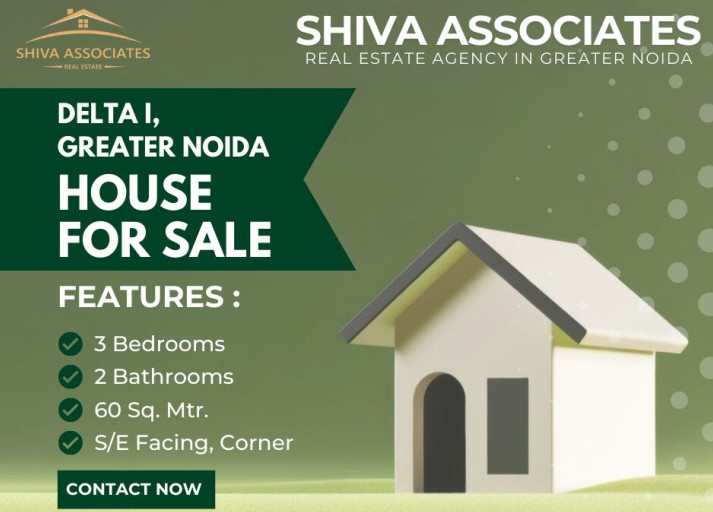 3 BHK House 60 Sq. Meter for Sale in Delta I, Greater Noida