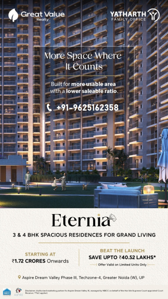  Apartment 1932 Sq.ft. for Sale in Techzone 4, Greater Noida