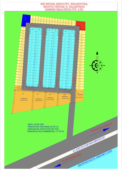  Commercial Land 576 Sq. Yards for Sale in Khatu, Sikar