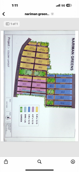  Residential Plot 367 Sq.ft. for Sale in Sinhasa, Indore