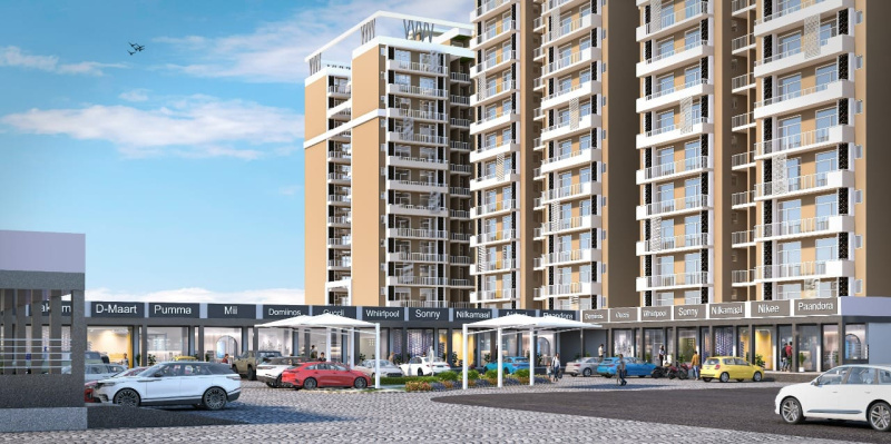 3 BHK Apartment 1549 Sq.ft. for Sale in VIP Road, Zirakpur