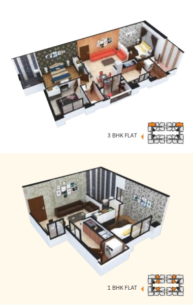 2 BHK Apartment 680 Sq.ft. for Sale in Nipania, Indore