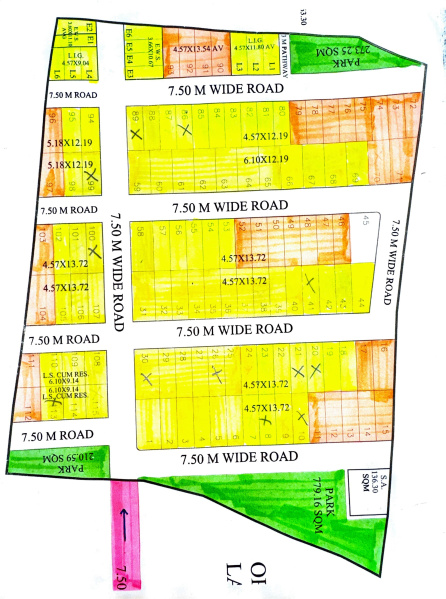  Residential Plot 800 Sq.ft. for Sale in Ujjain Road, Indore