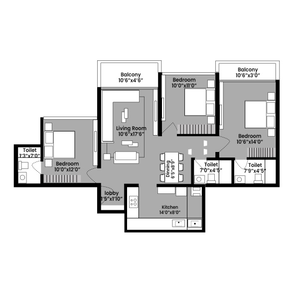 2 BHK Apartment 751 Sq.ft. for Sale in Tathawade, Pune