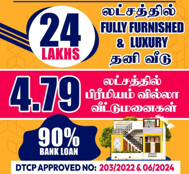 1 RK House 600 Sq.ft. for Sale in Ponneri, Thiruvallur