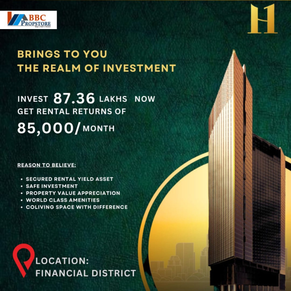  Hotels 546 Sq.ft. for Sale in Gachibowli, Hyderabad