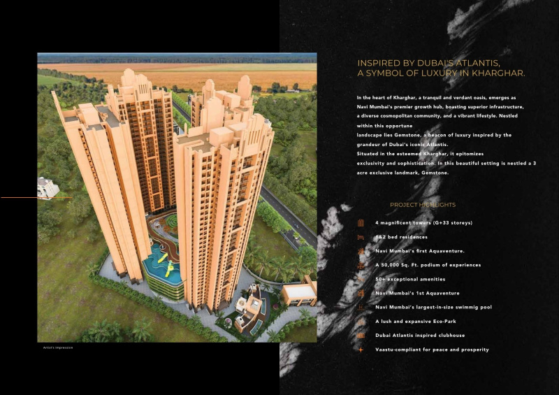 1 BHK Apartment 650 Sq.ft. for Sale in Kharghar, Navi Mumbai